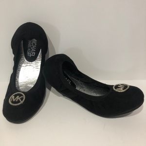 SOLD!!! Micheal kors black suede ballet flats.